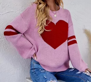 Red Heart Sweater*