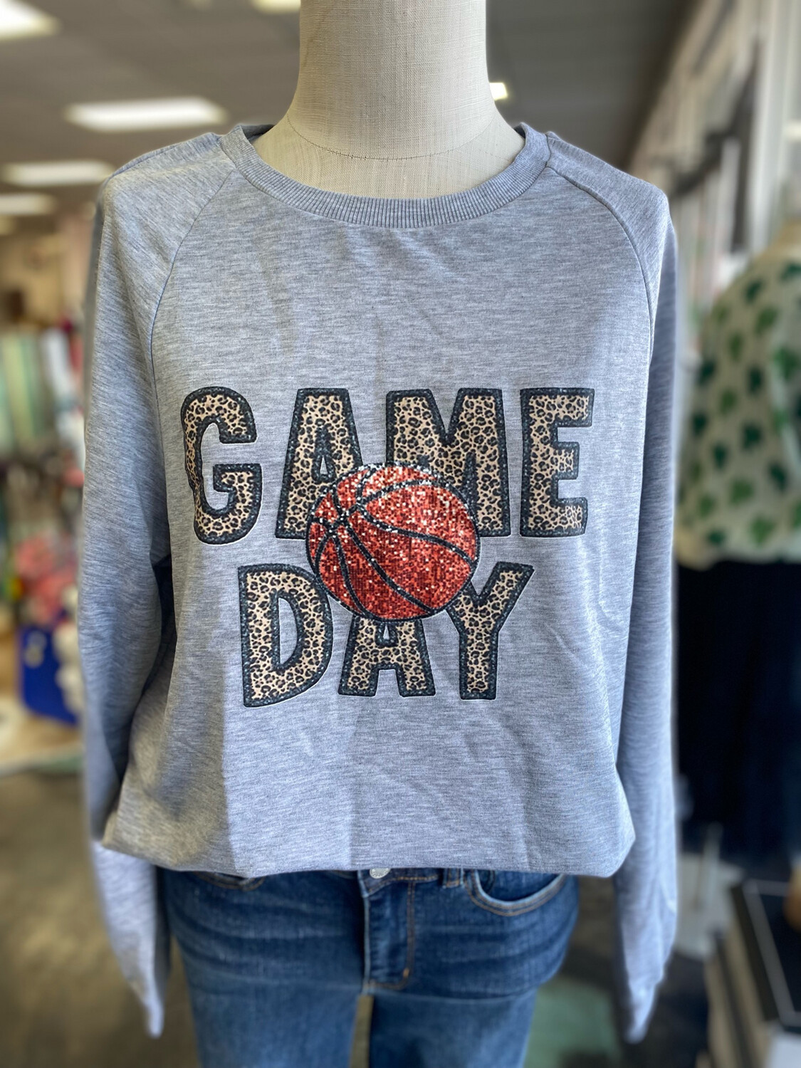 Basketball Game Day Sweatshirt*