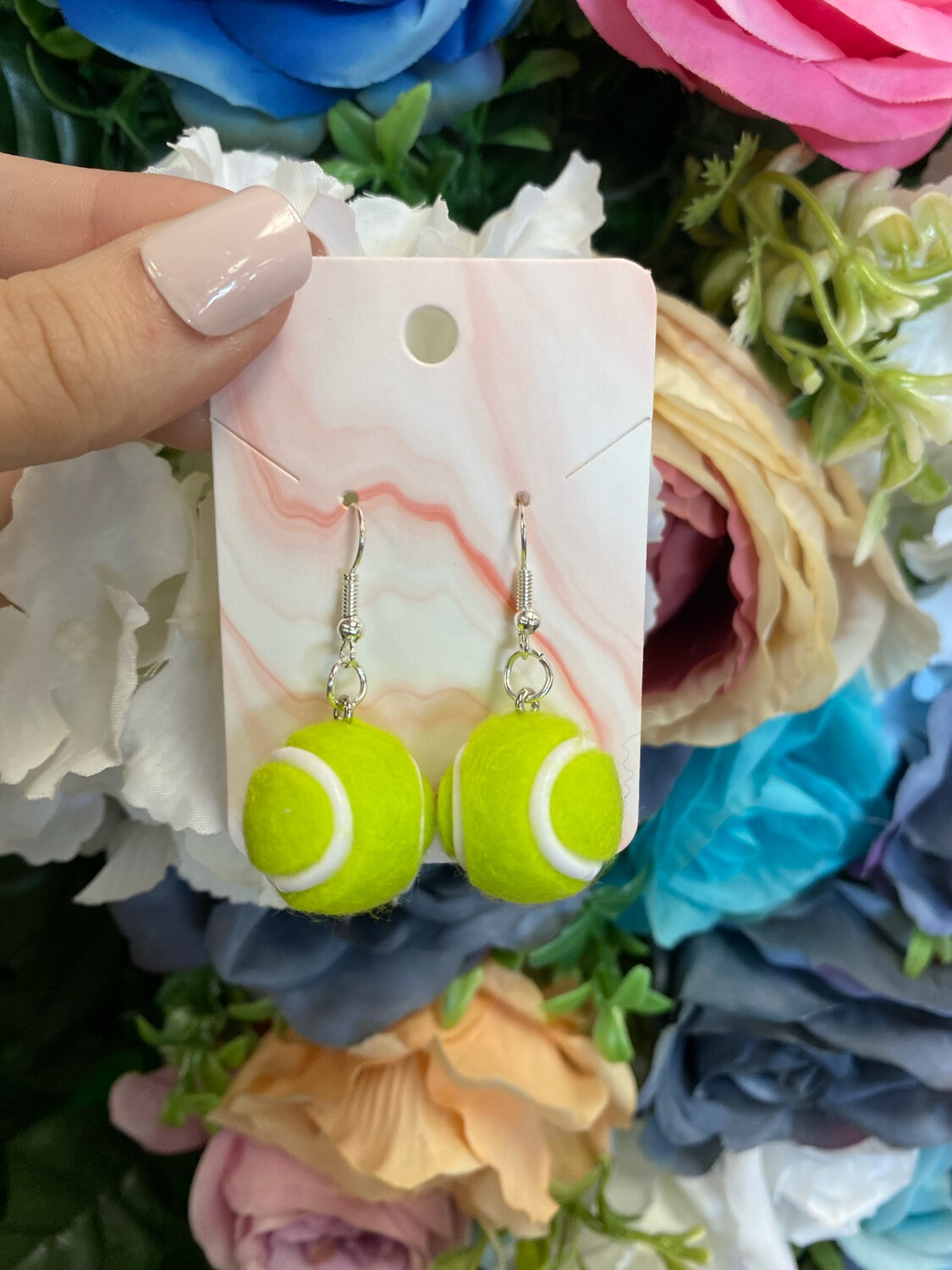 Tennis Ball Earrings*