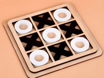 Wooden Tic Tac Toe