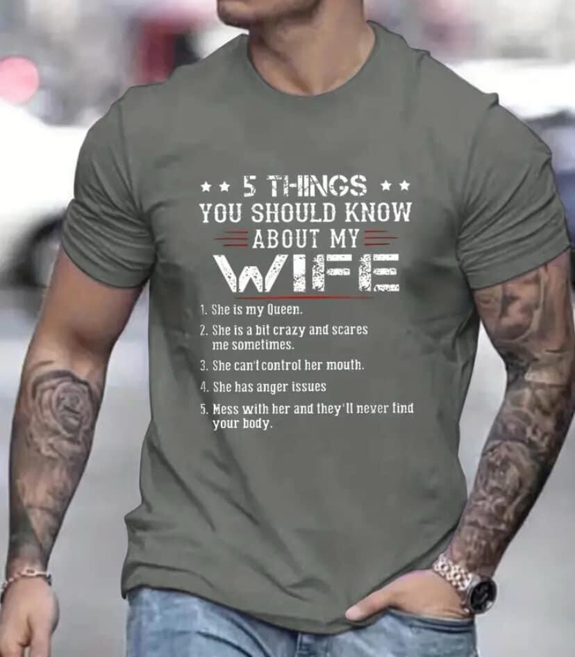 5 things Wife tee*