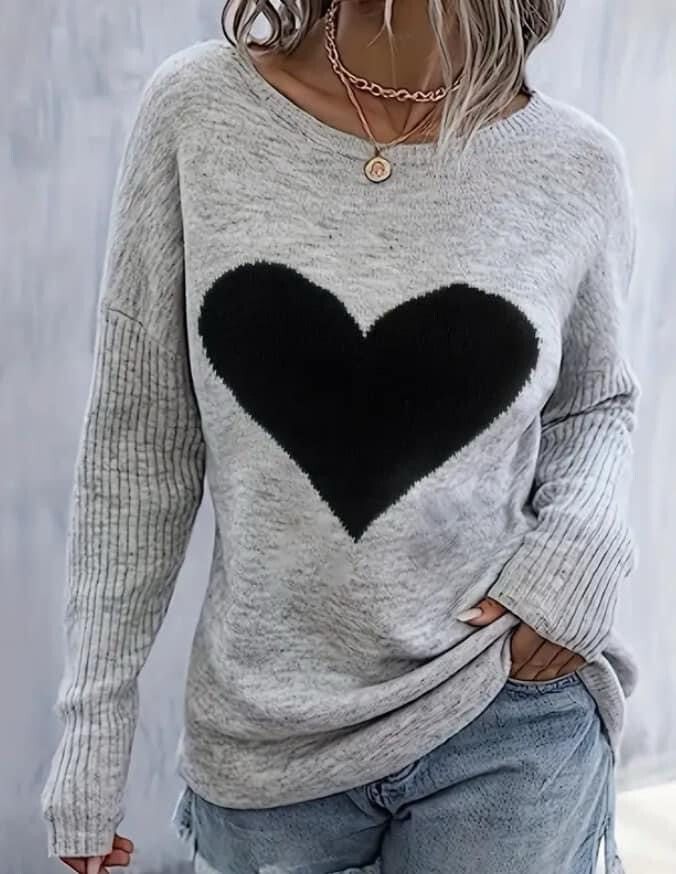 Black Heart Sweater*