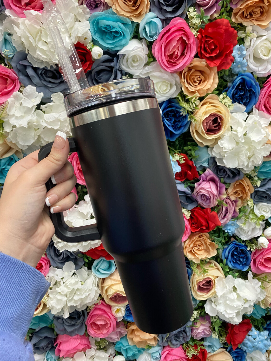 40oz Tumbler W/ Straw*