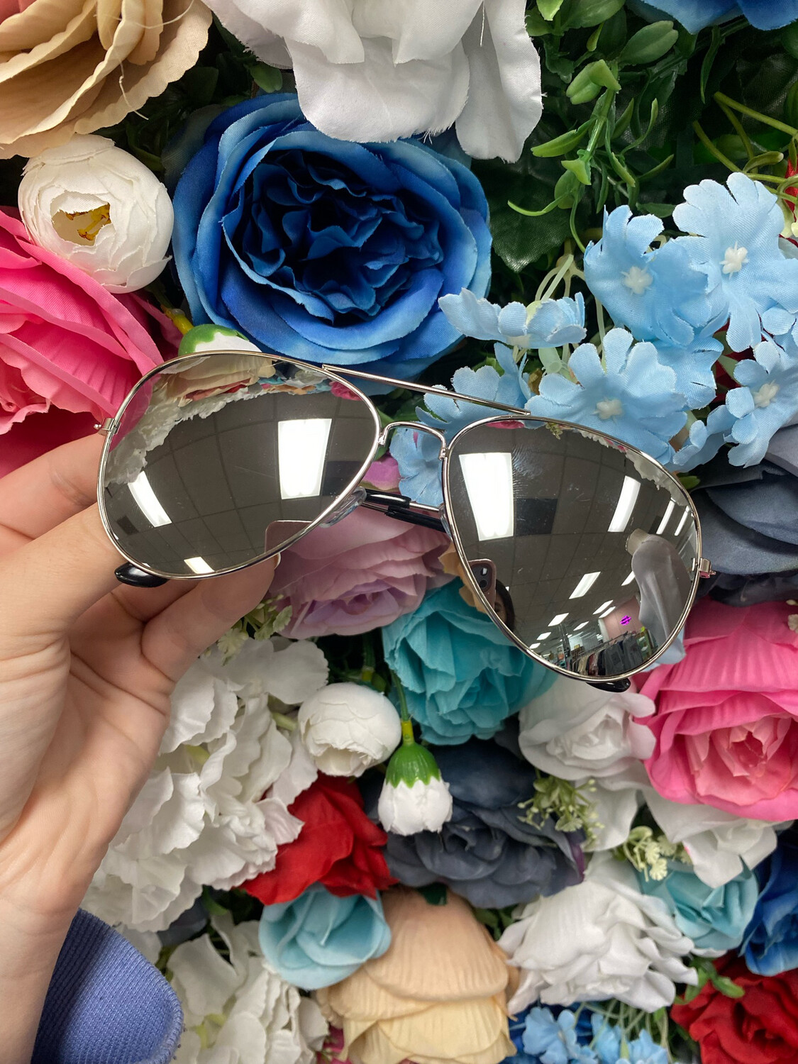 Silver Aviator Sunnies*