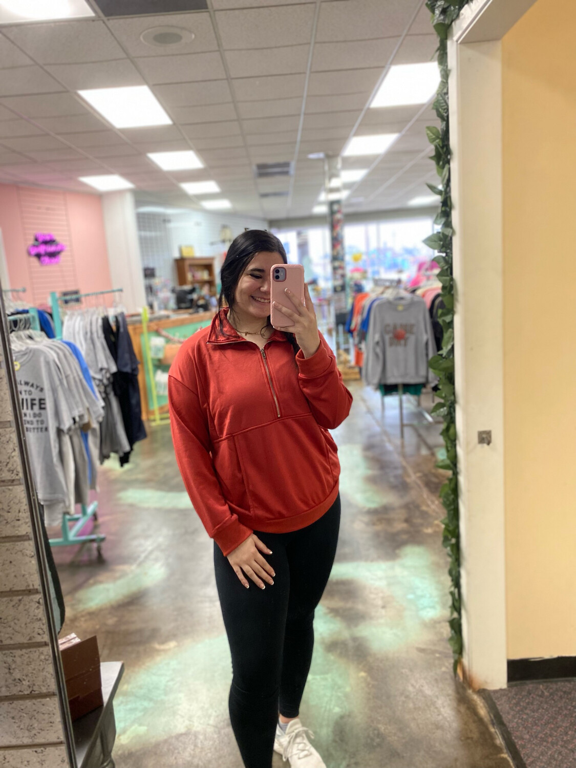 Brick Half Zip Pullover*