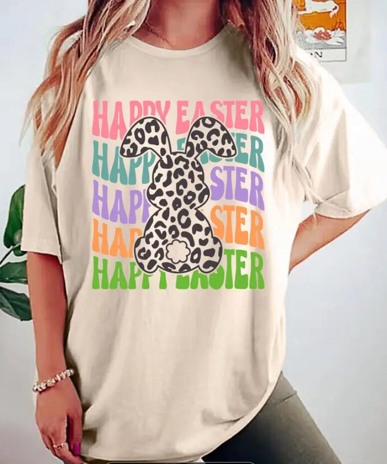 Happy Easter bunny tee