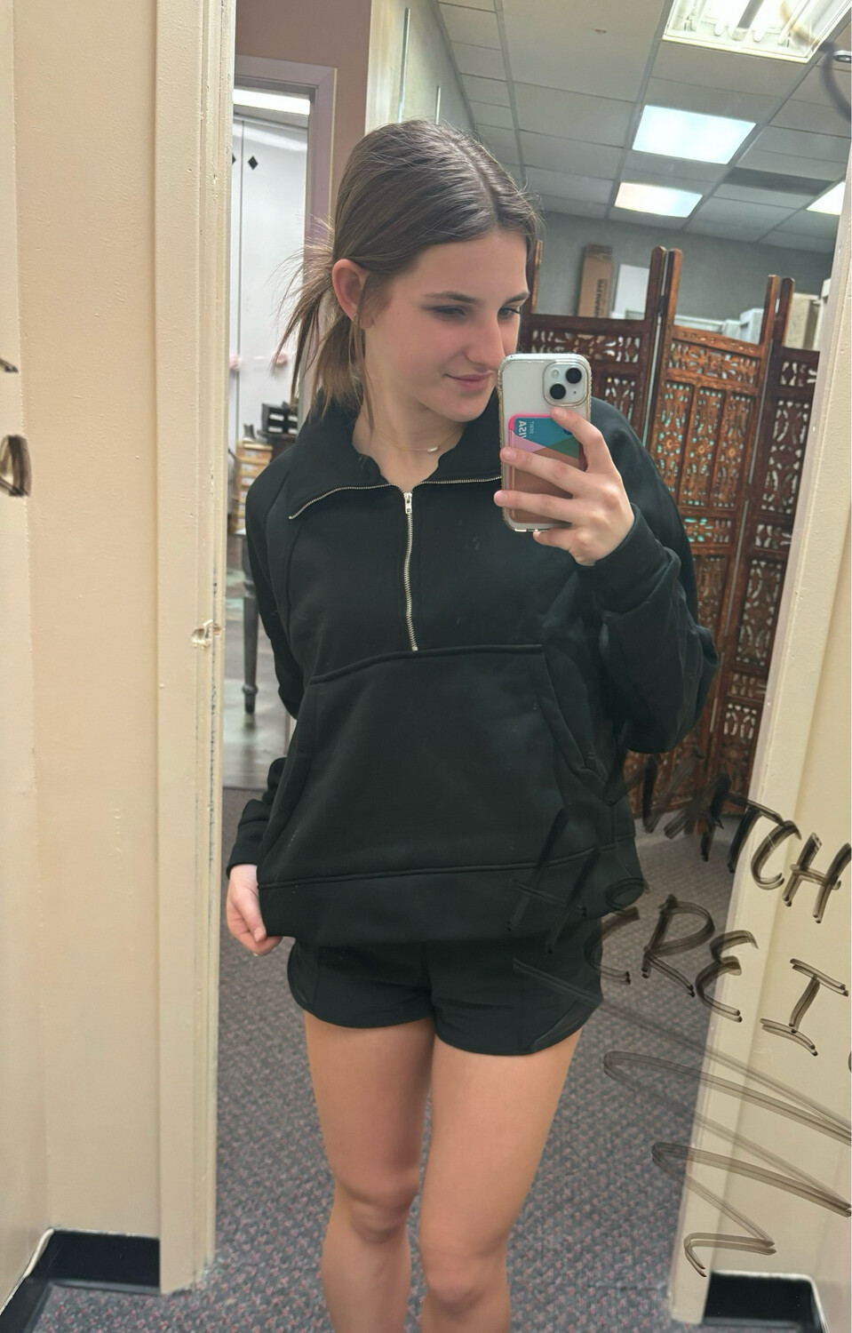 Zip Up Simple Pullover