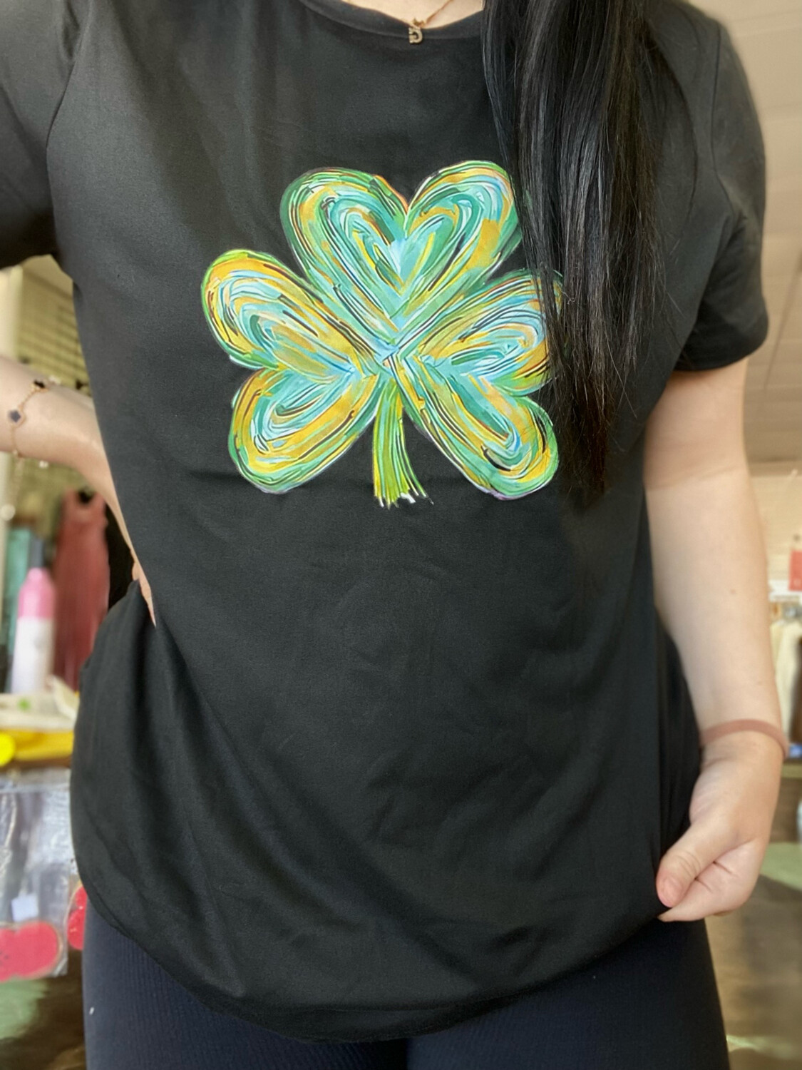 Painted Shamrock Tee*