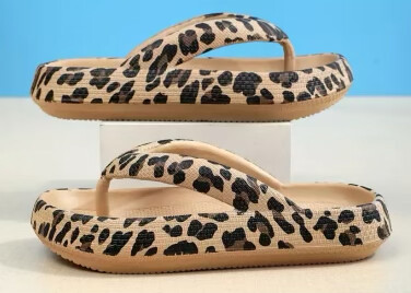 Foam Leopard Flip Flop