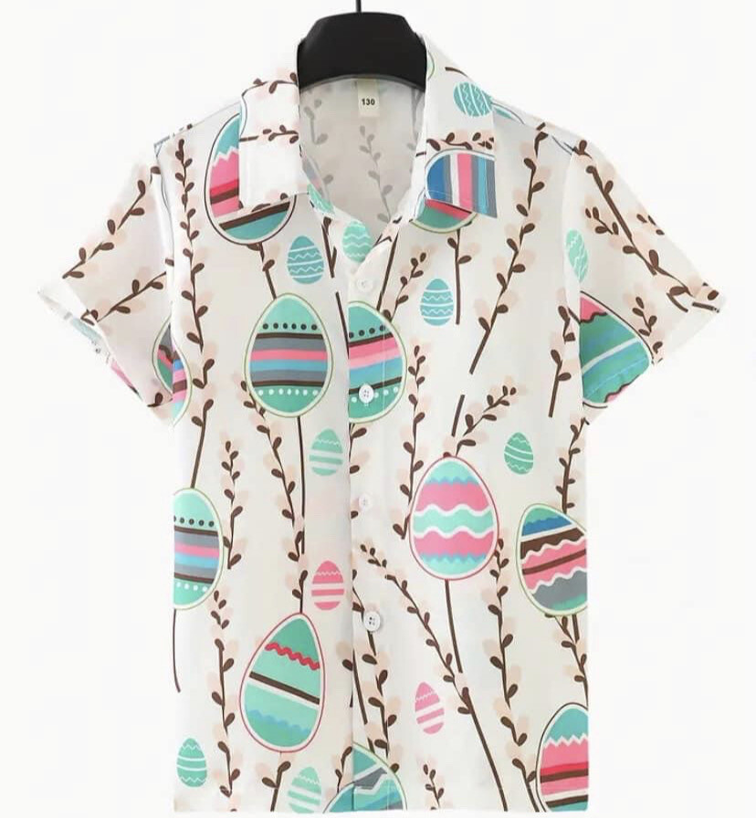 Big Boy Egg Button Down*