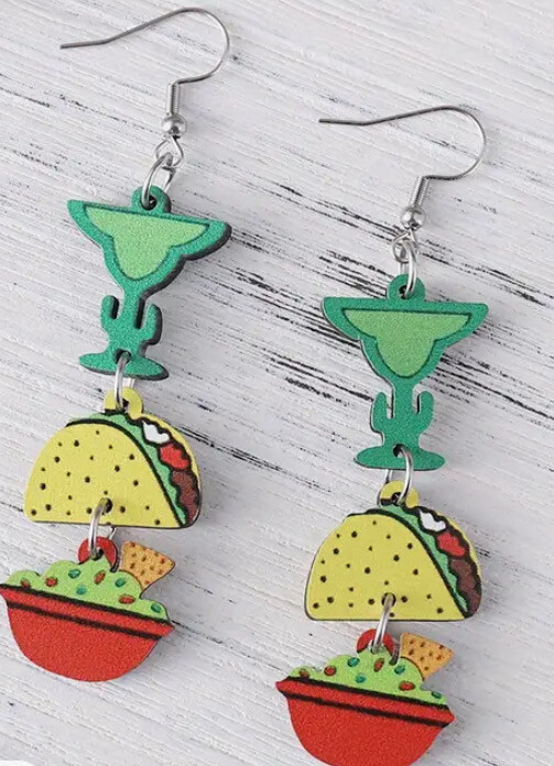 Taco &amp; Dip Earrings 