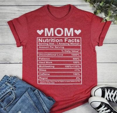 Mom Nutrition Facts Tee*