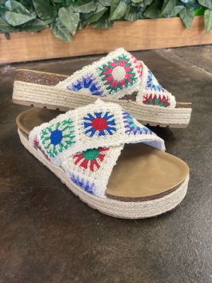 Crochet Slide Sandals*