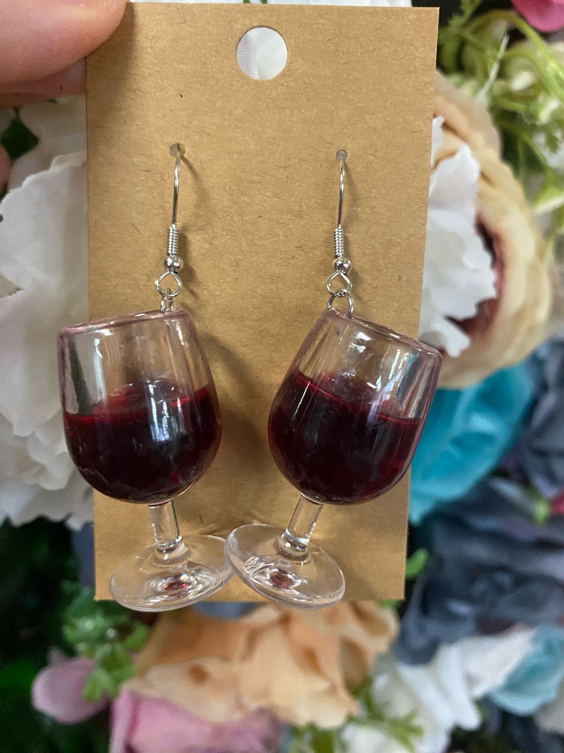 Wine Glass Earrings