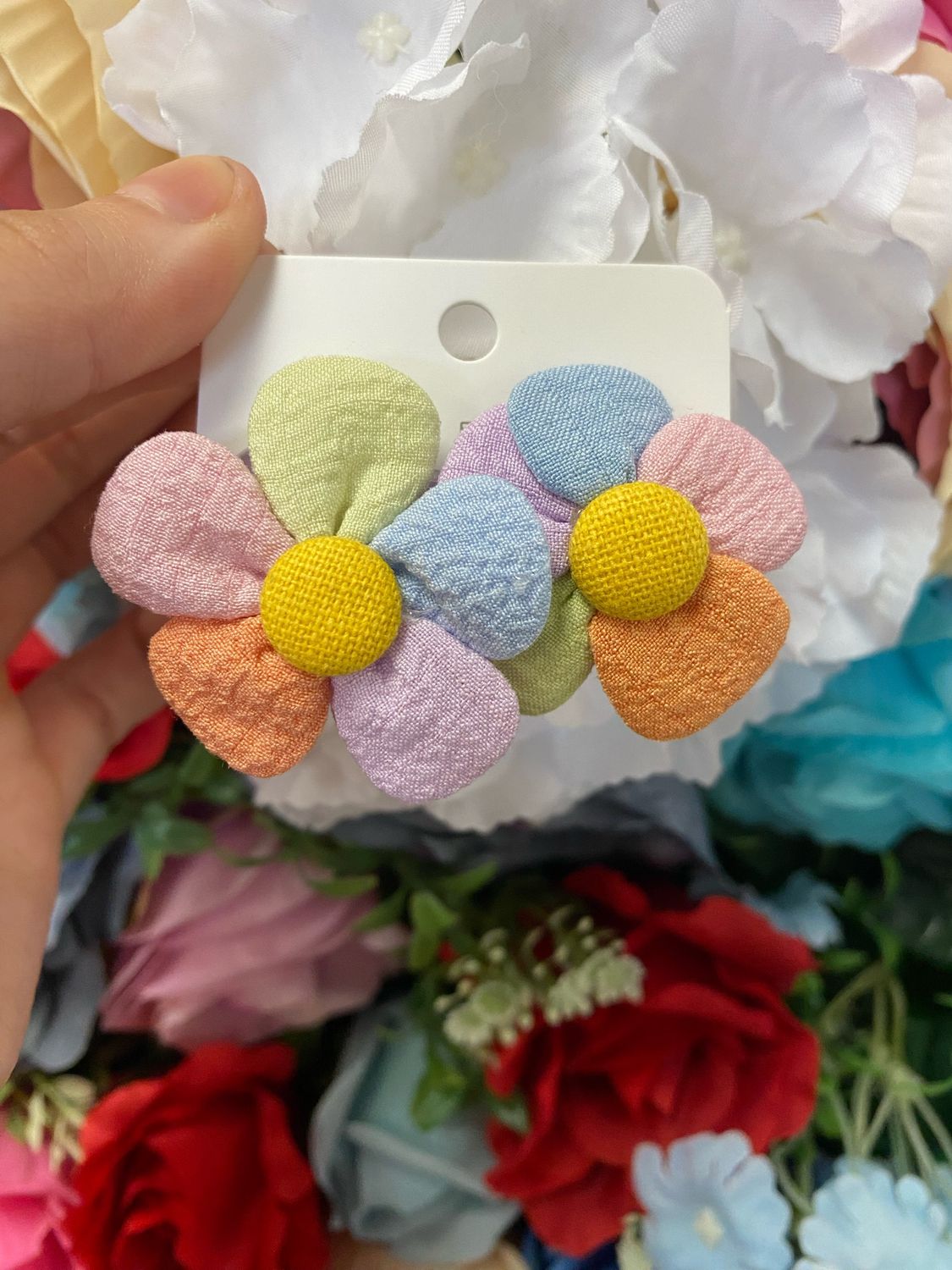 Pastel Flower Earrings