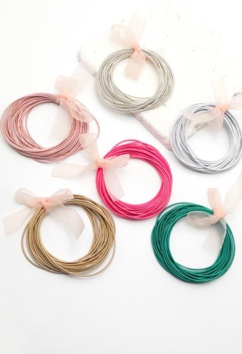 Guitar String Bracelet Set