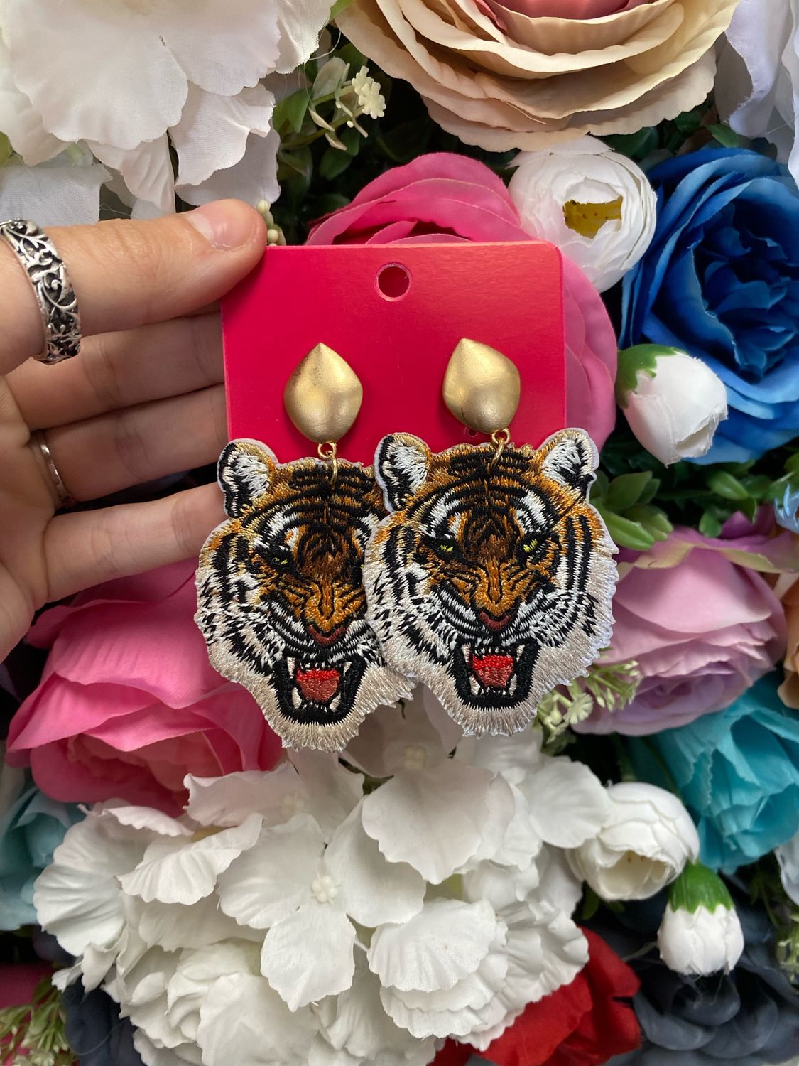 Tiger Earrings