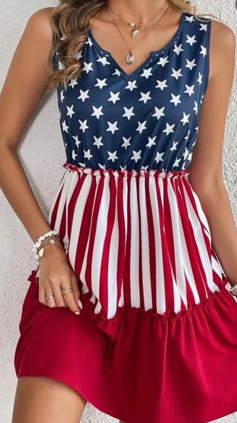Patriotic USA Dress