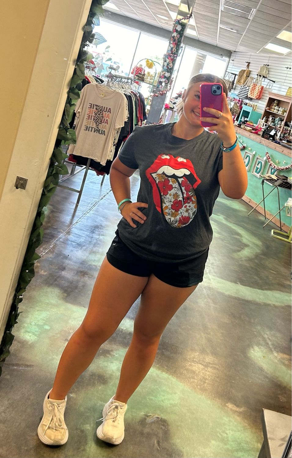 Floral Tongue Tee