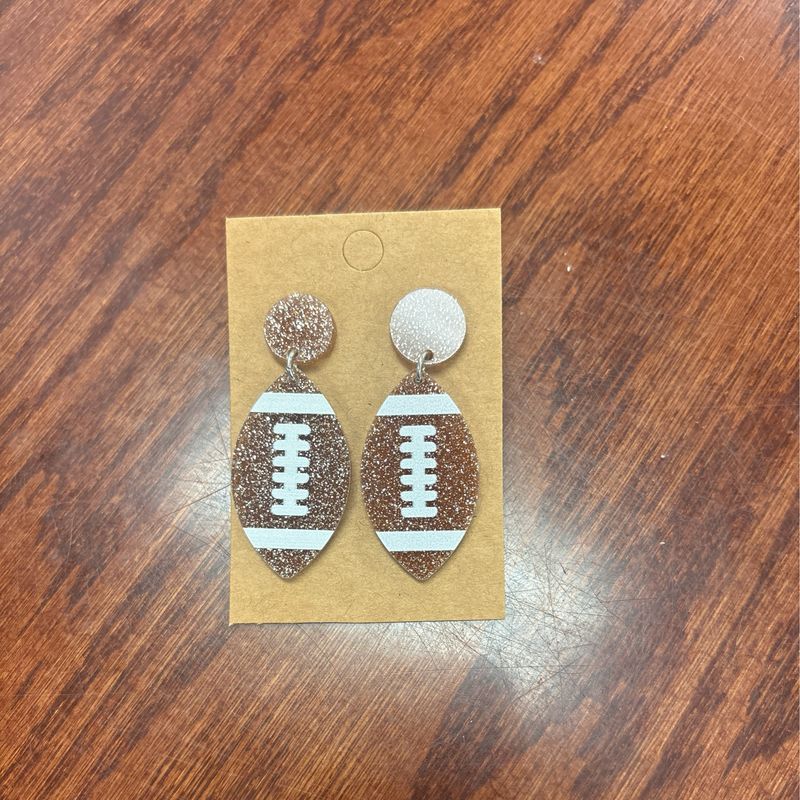 Football Earrings