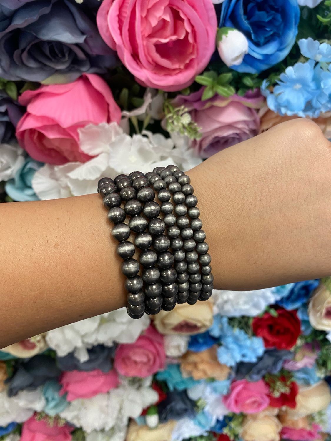 Navajo Pearl Bracelet Stack