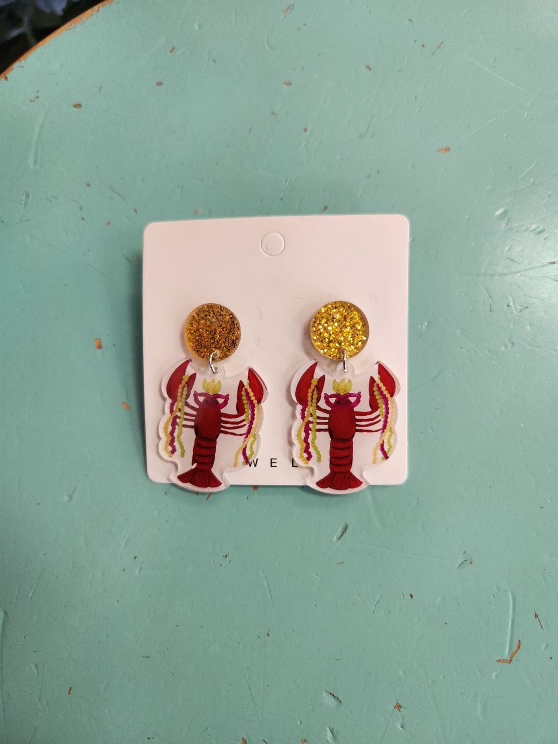 Mardi Gras Earrings