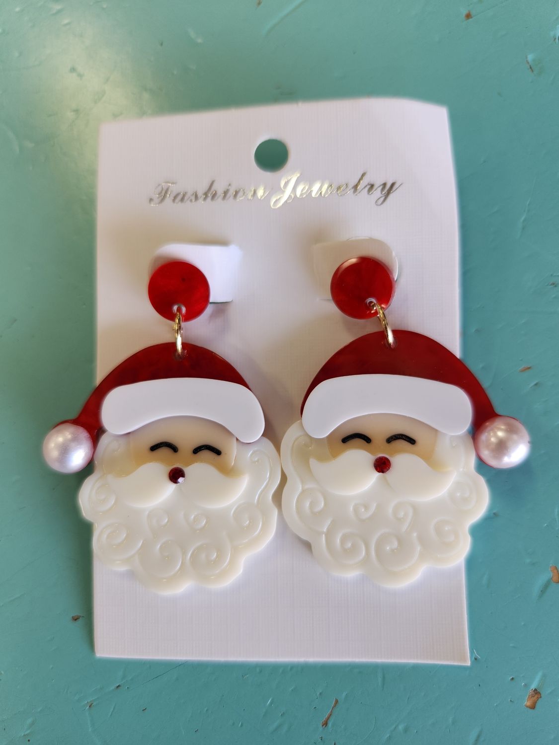 Santa Earrings
