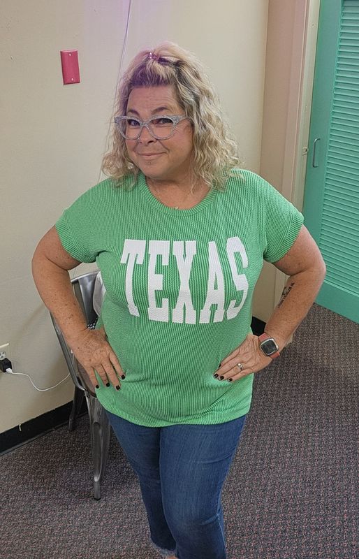 Ribbed Texas Short Sleeve