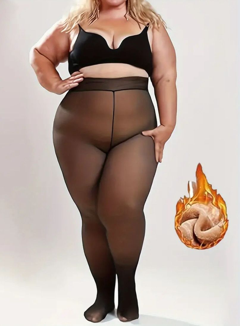 Fleece lined tights