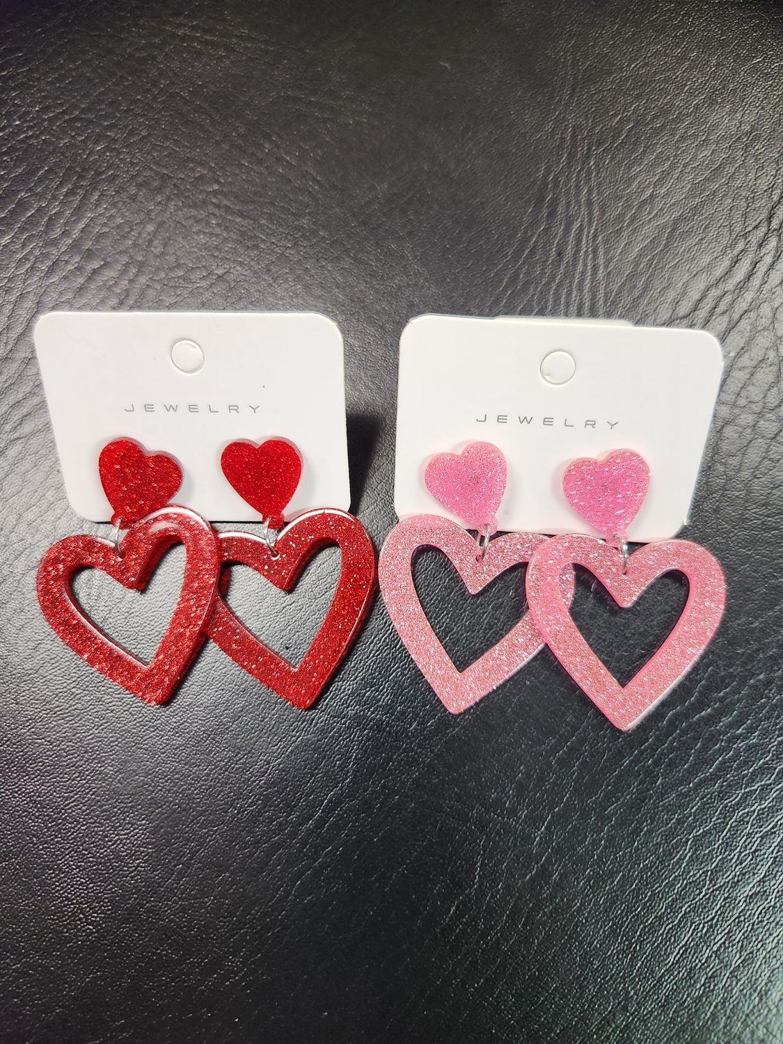 Sparkle Heart Earring