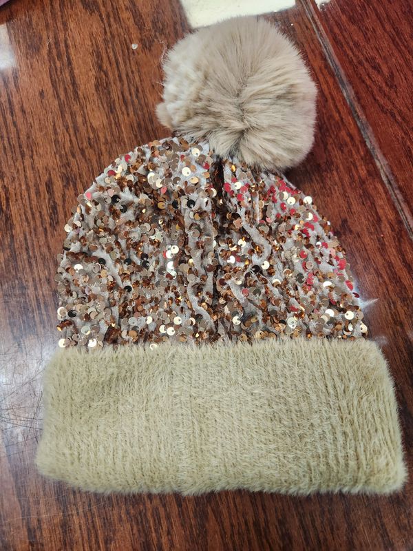 Sequin Beanie