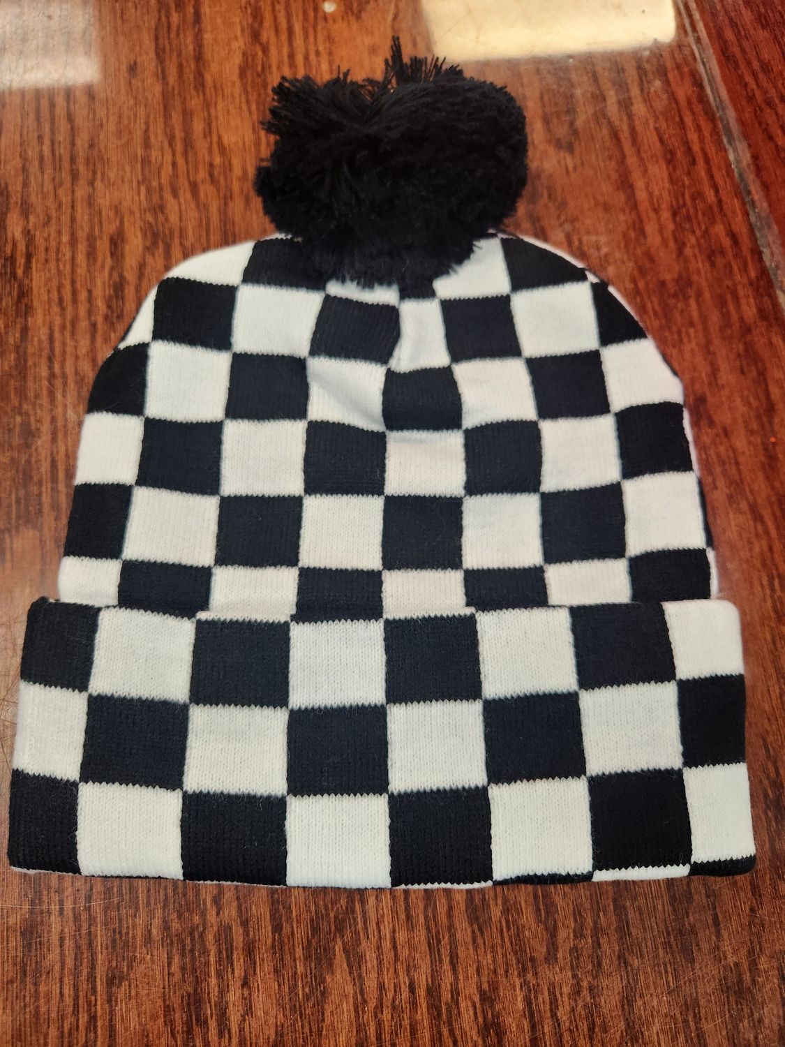 Checkered Beanie