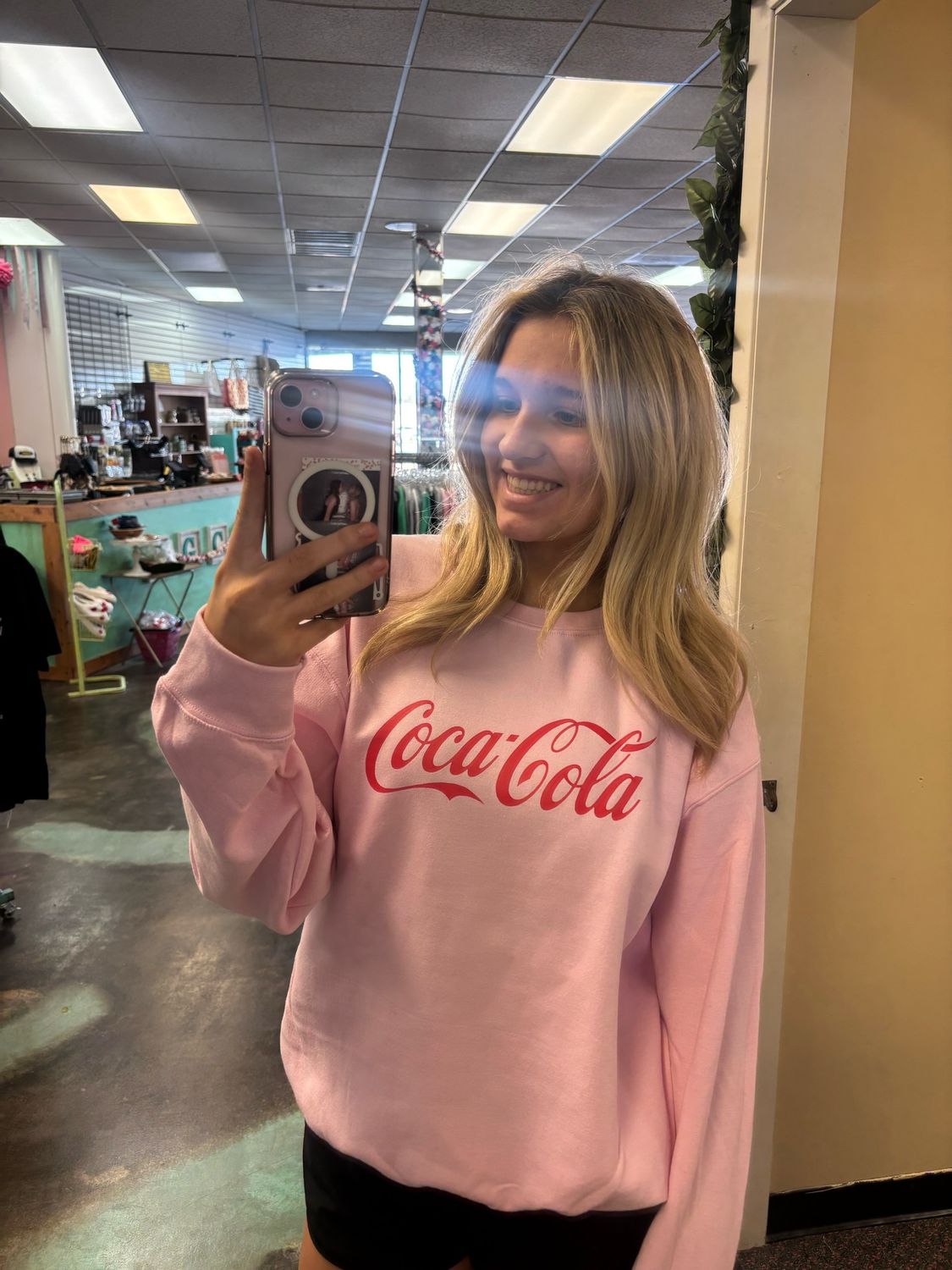Coca Cola Bow Sweatshirt