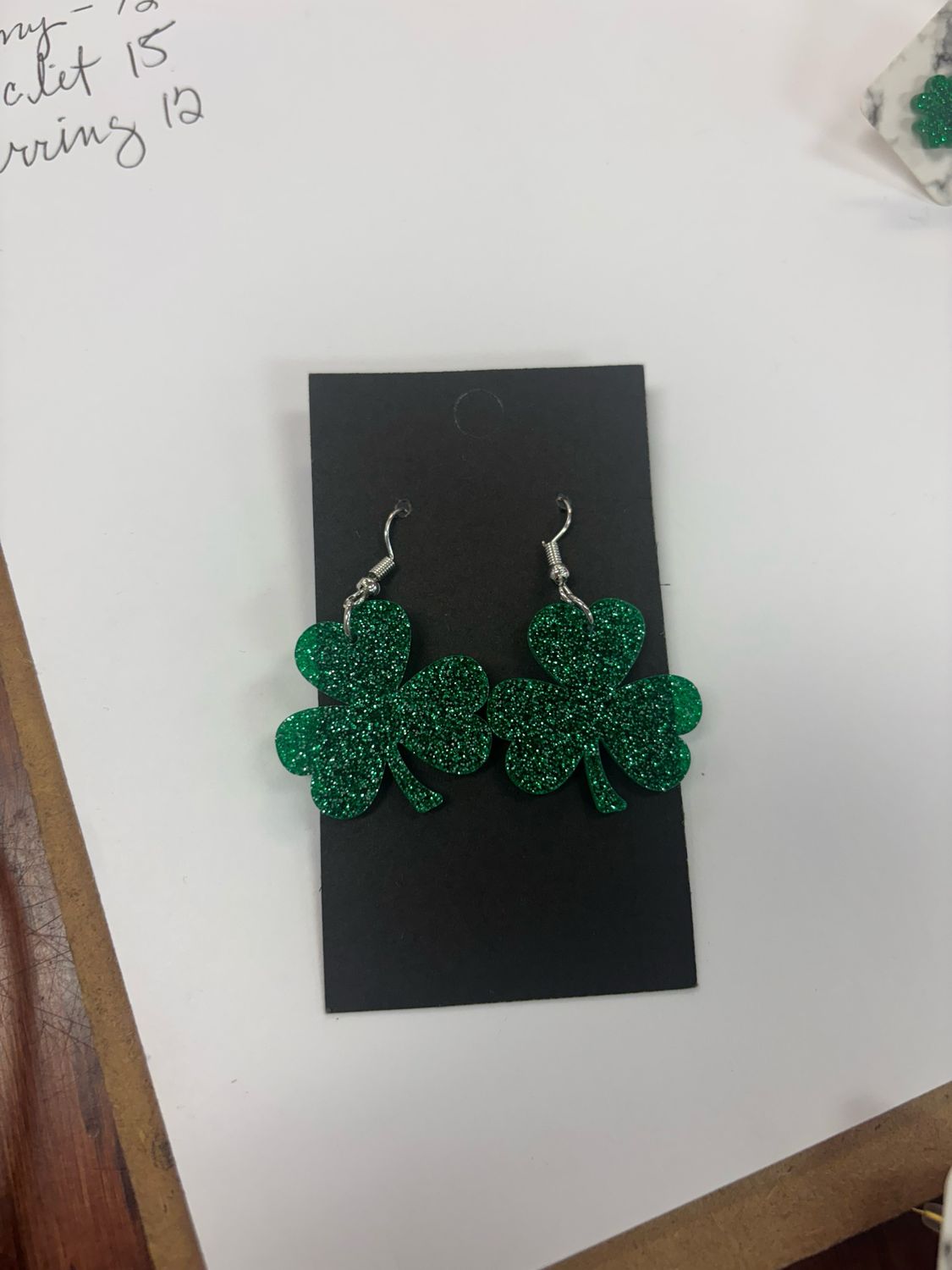 Sparkle Clover Earrings