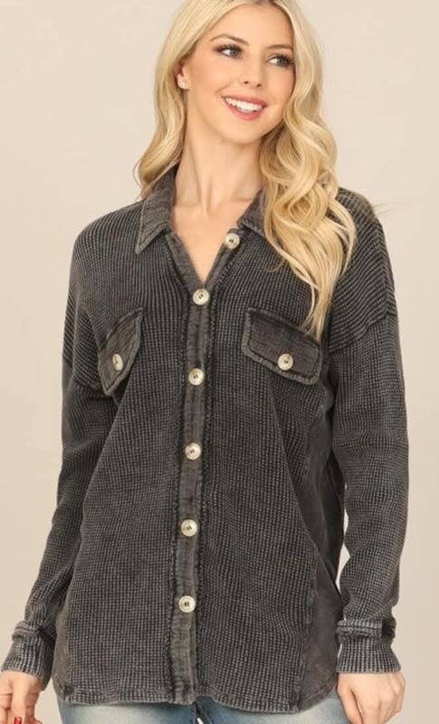 Mineral Washed Button-down 