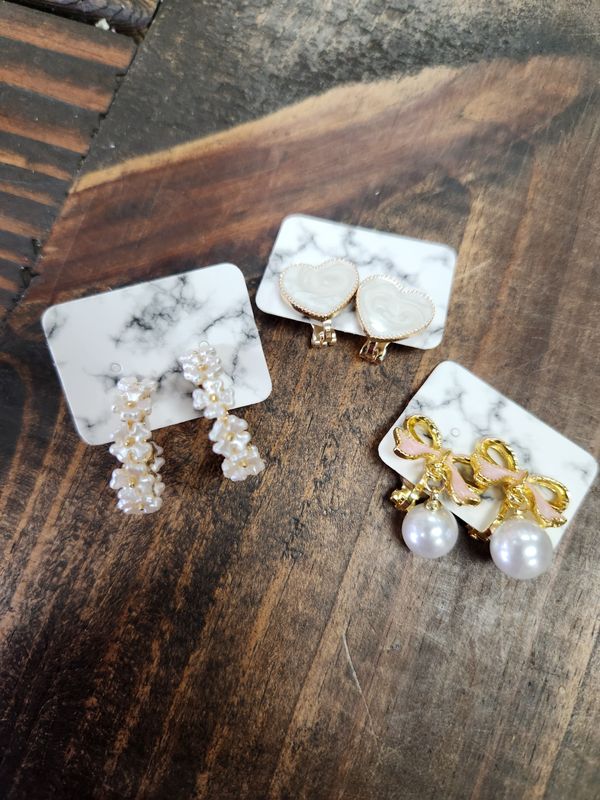 Pearl Clip-On Earrings