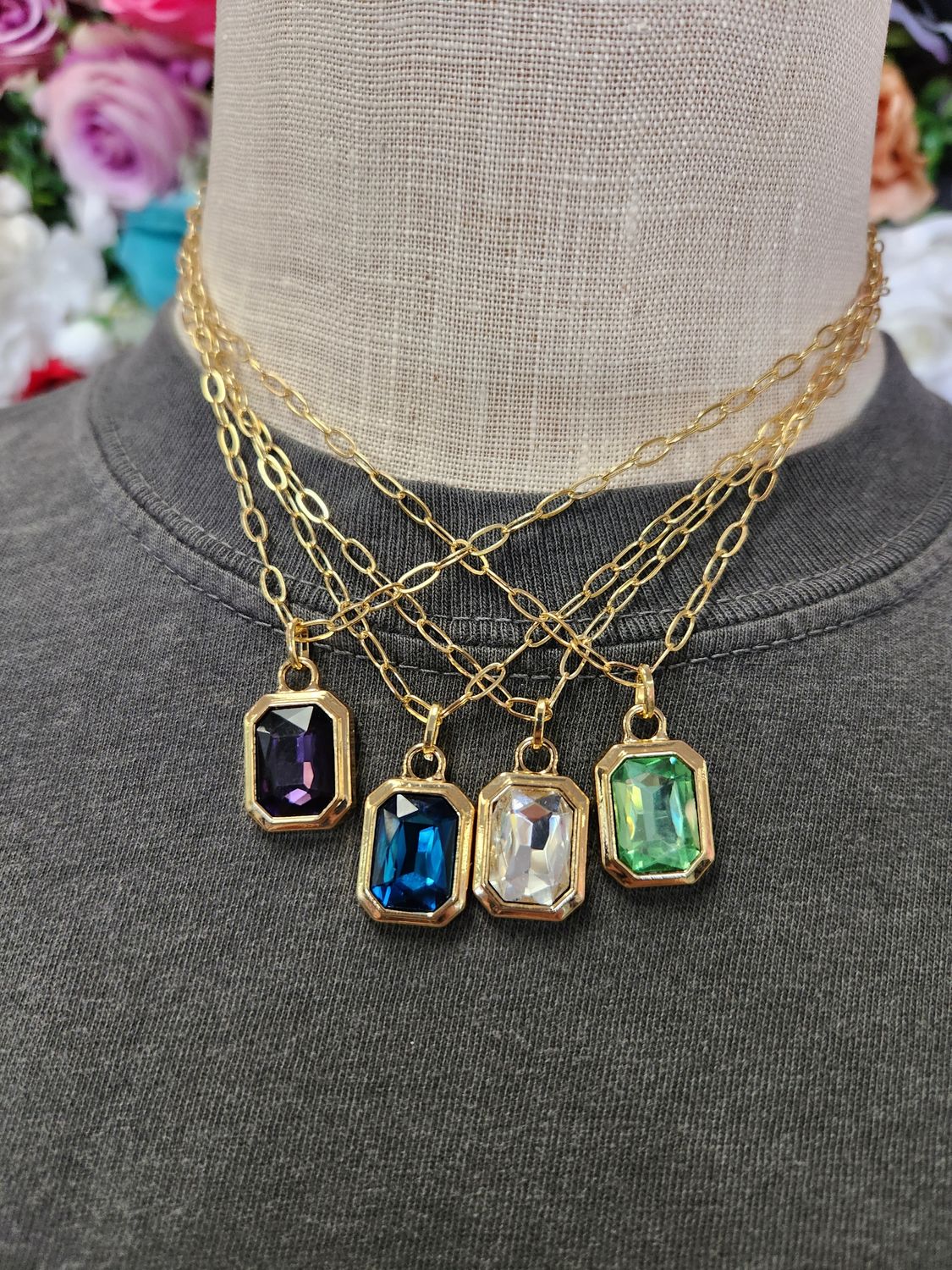 Pendant Jewel Necklace