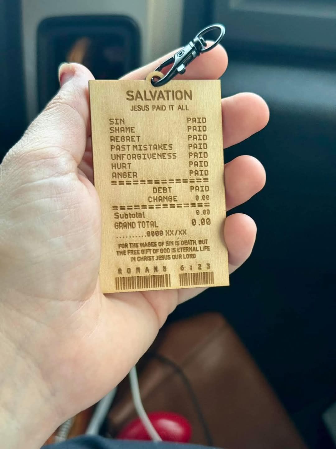Salvation Keychain