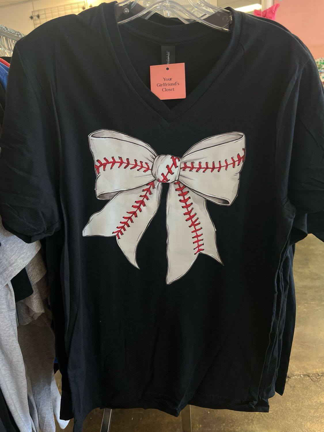 Baseball Bow Tee