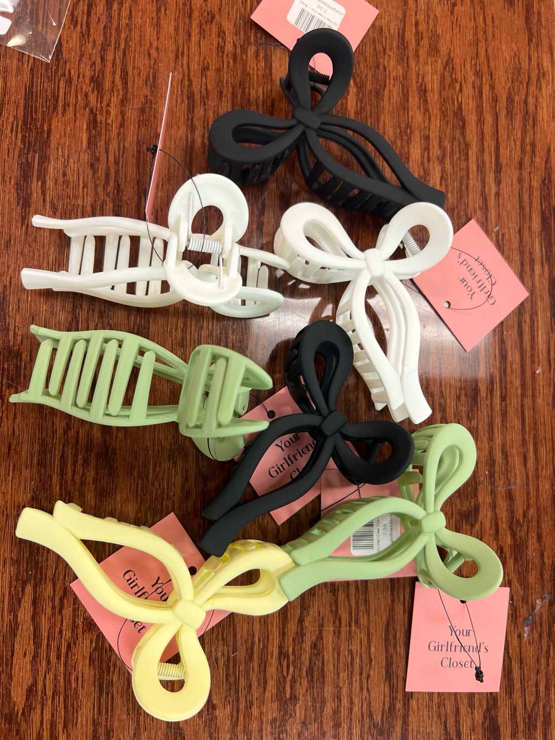 Bow Hair Claw Clip