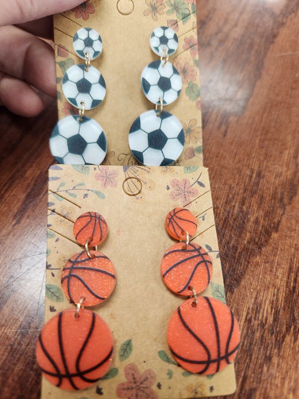 Sport Dangle Earrings