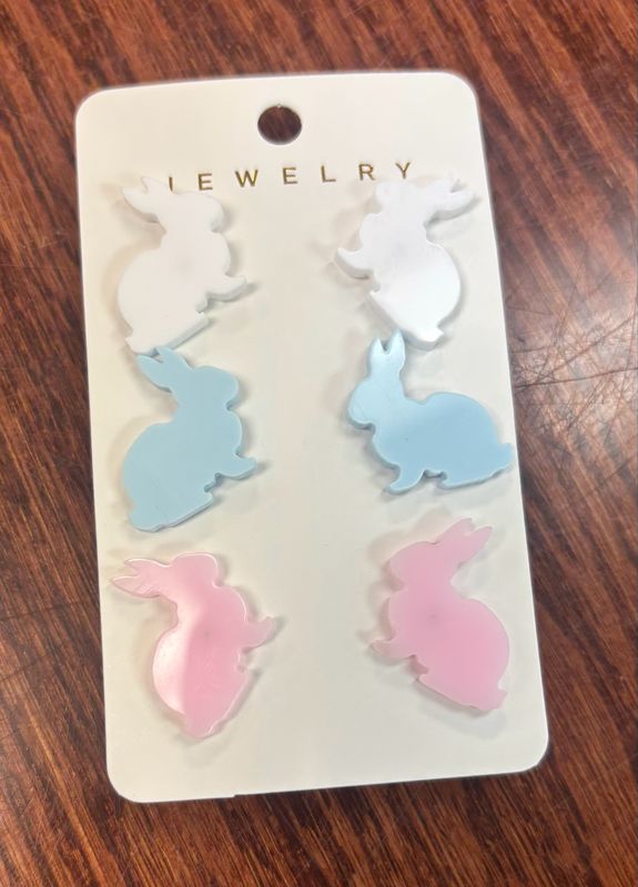 Bunny Pack of Earrings