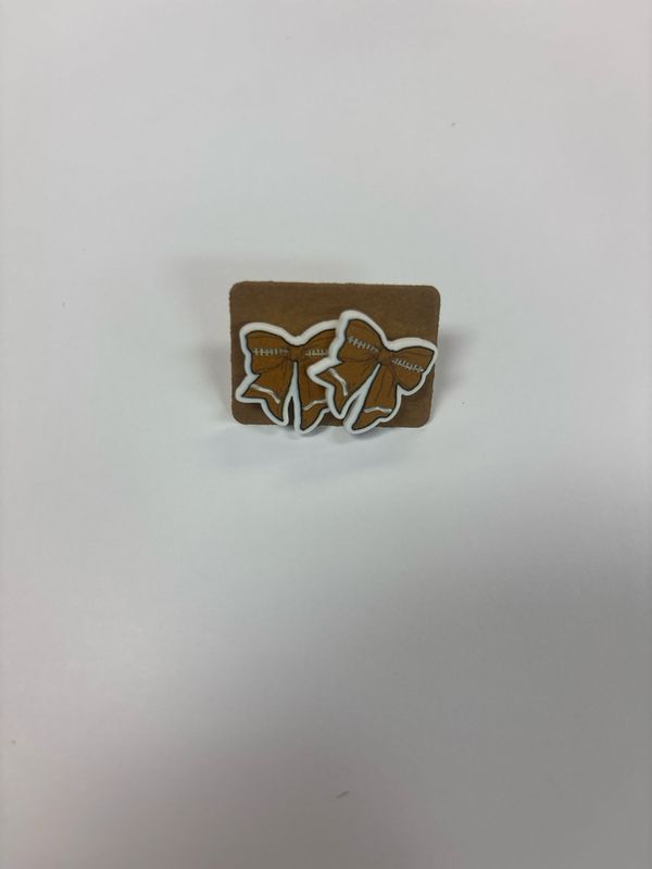 Stud Bow Sport Earrings