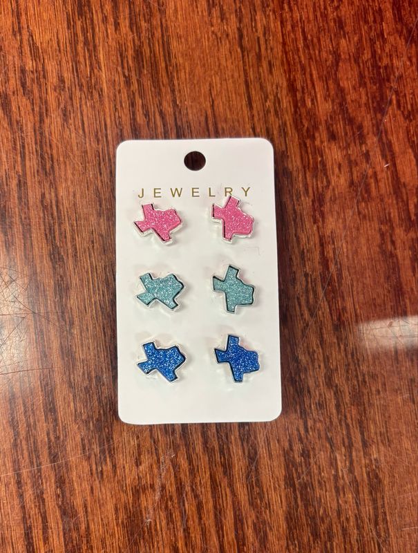 Multi Stud Texas Earrings