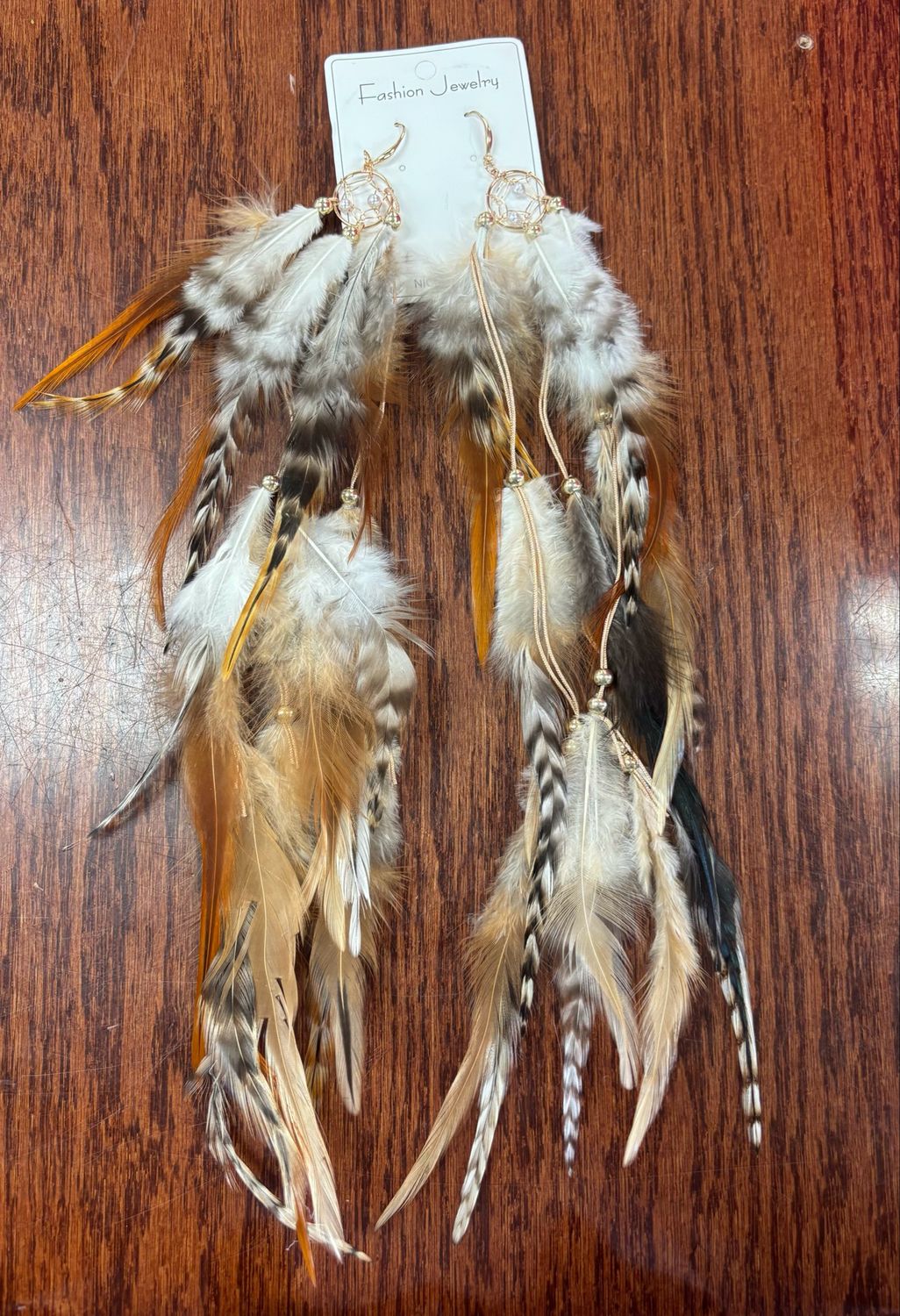 Feather Dangle Earrings