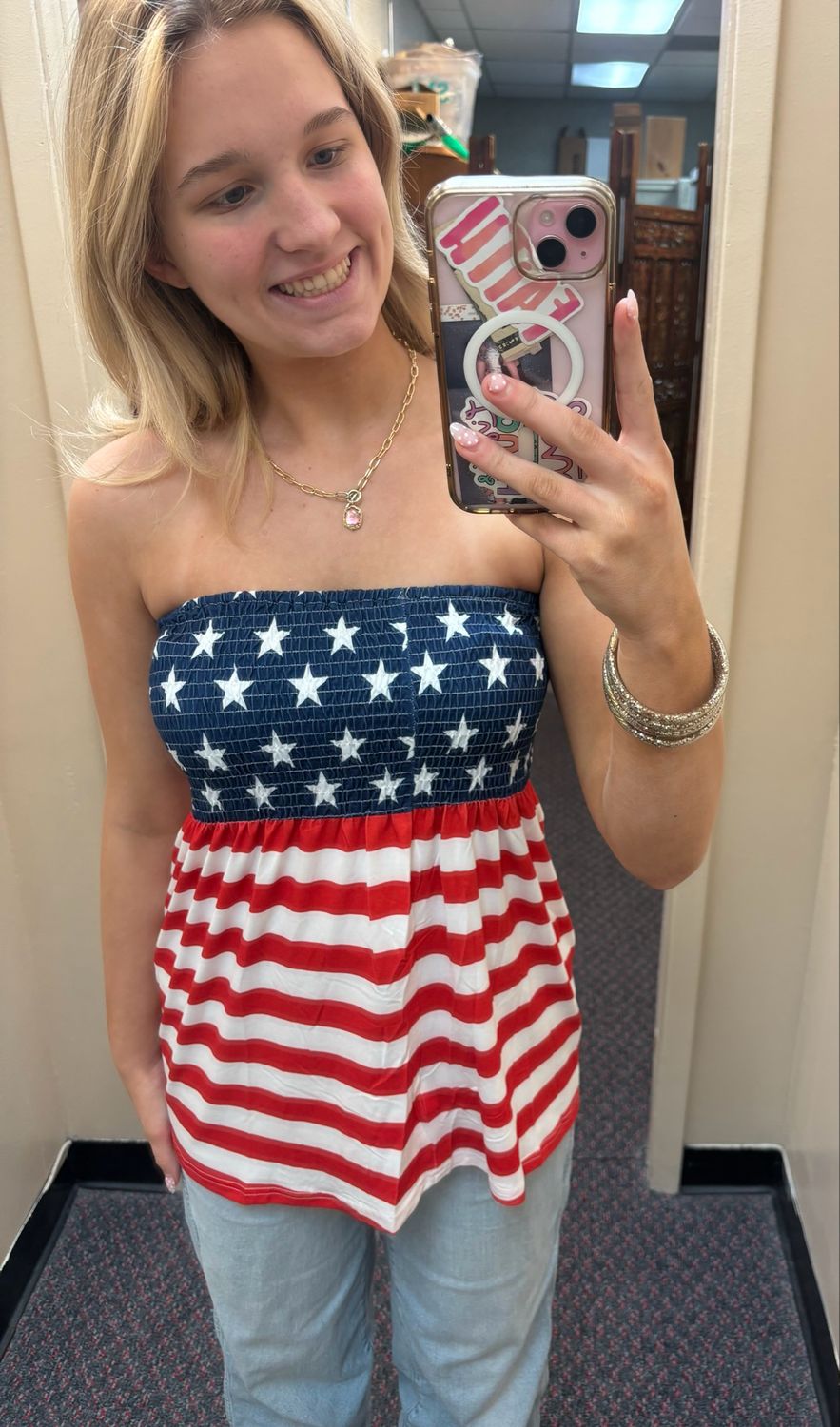 4th of July Tube Top Shirt