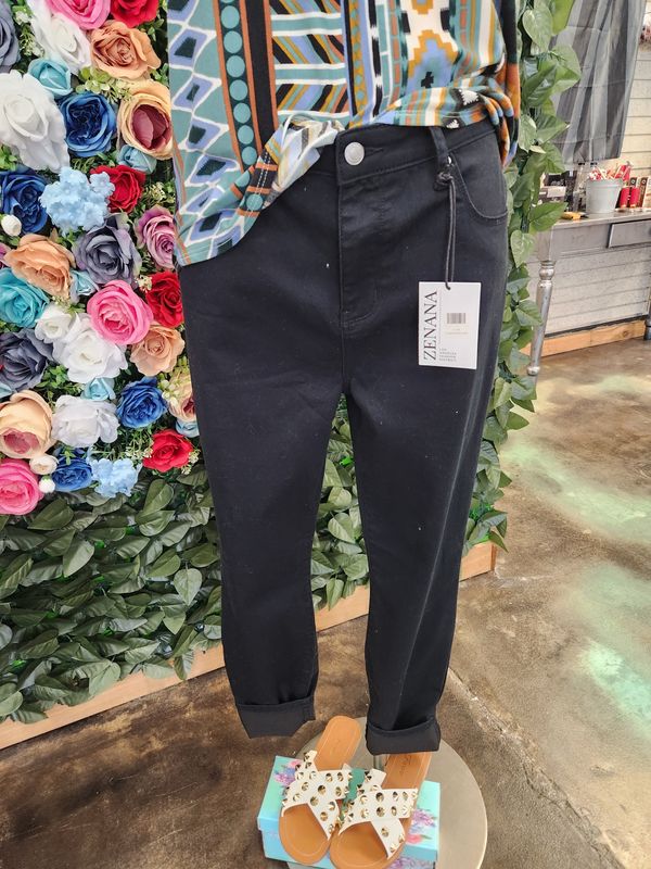 Black High Rise Jeans