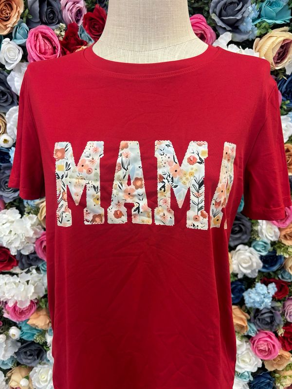Mama Red Tee