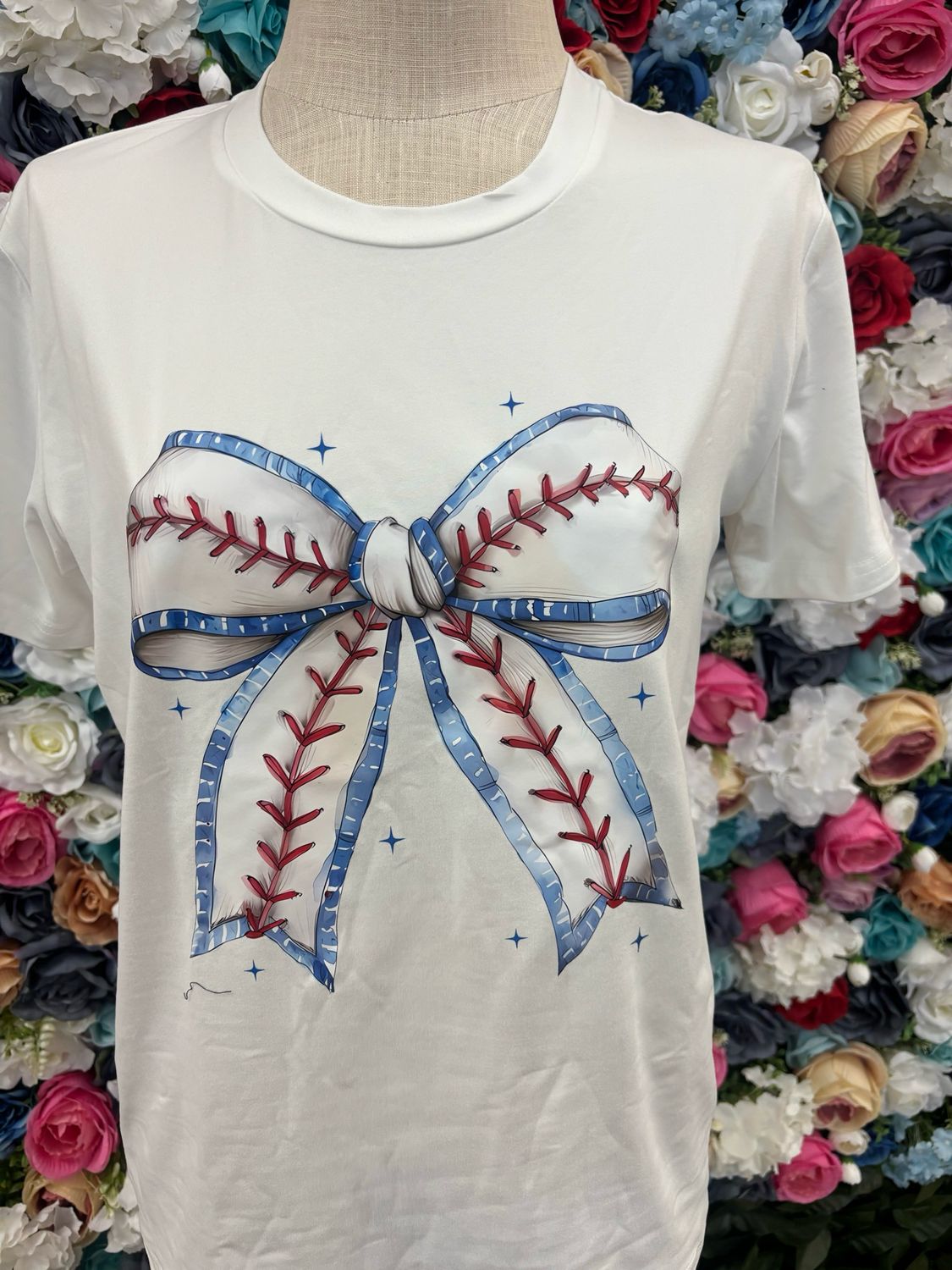 Bow Baseball Tee