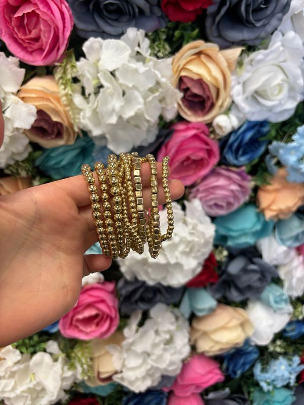 Pack of Gold Bracelets 
